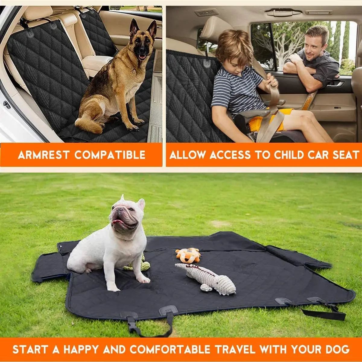 Whiskerscove™  Pet Car Seat Cover